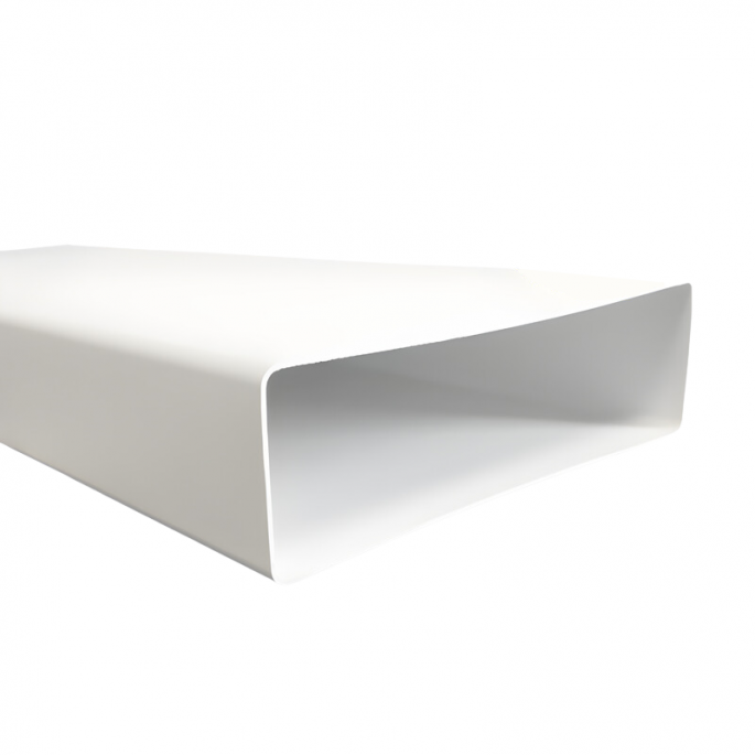 Kunststof rechthoekig kanaal 204 x 60mm (lengte 90cm) Kunststof rechthoekig kanaal 204 x 60mm (lengte 90cm)