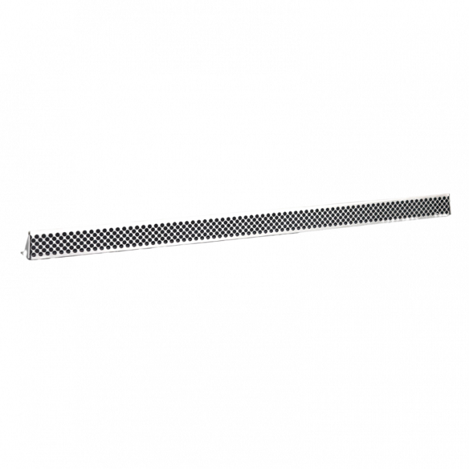 Aluminium ventilatiekap opbouw 370 x 30mm - geanodiseerd (1-3703AA)