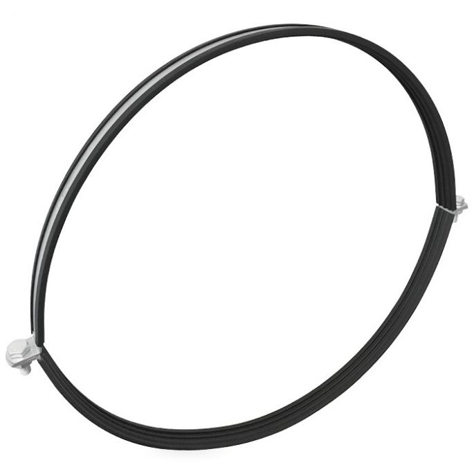 Ophangbeugel | diameter 500 mm | rubber inlage