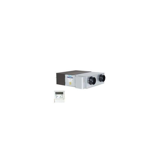 Orcon WTU-250-EC-E decentrale warmteterugwinunit incl. Regin regeling 