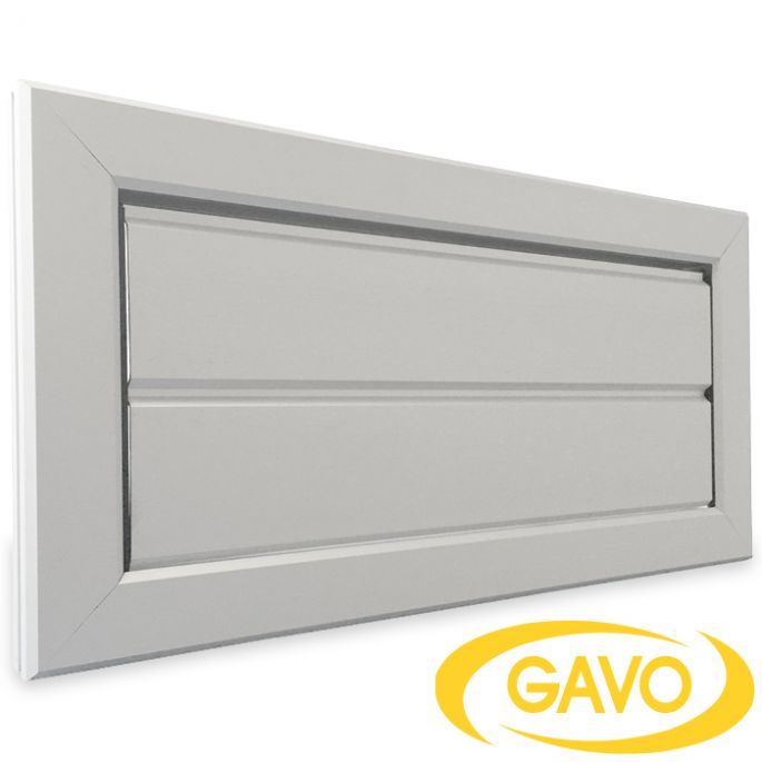 Overdrukrooster opbouw | 305 x 155mm | aluminium naturel geanodiseerd