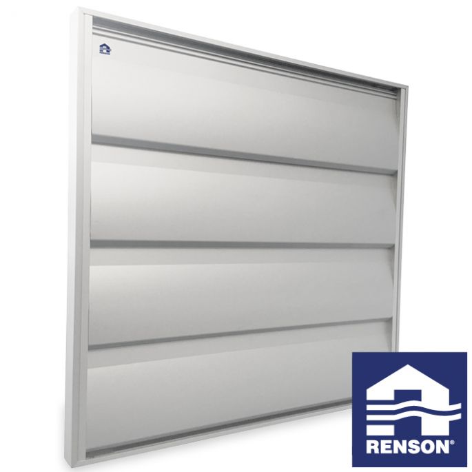 Overdrukrooster opbouw (BxH) 428 x 428mm - aluminium - naturel geanodiseerd Overdrukrooster opbouw (BxH) 428 x 428mm - aluminium - naturel geanodiseerd