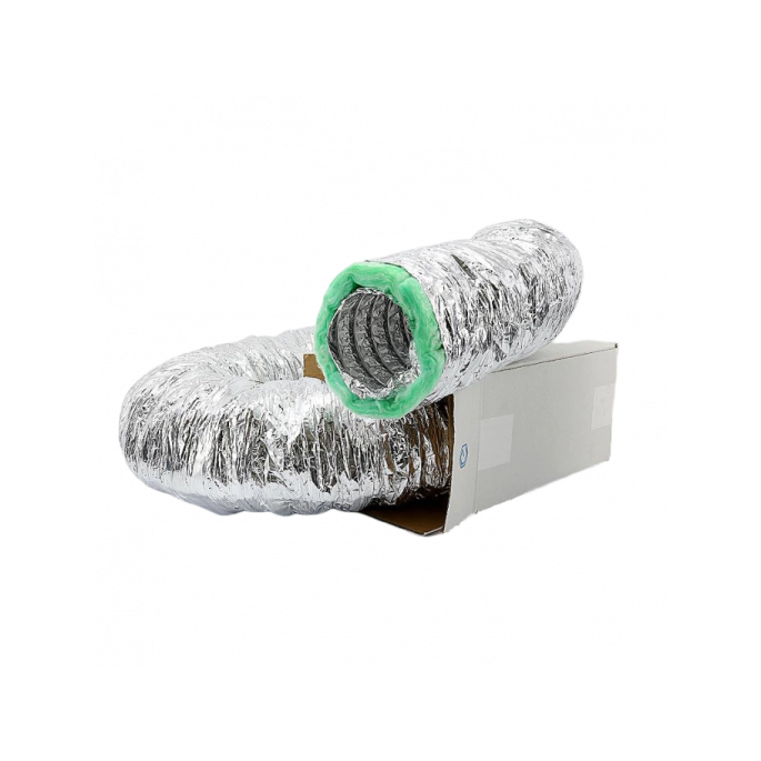 Geïsoleerde flexibele ventilatieslang | diameter 500 mm | aluminium | lengte 10 meter