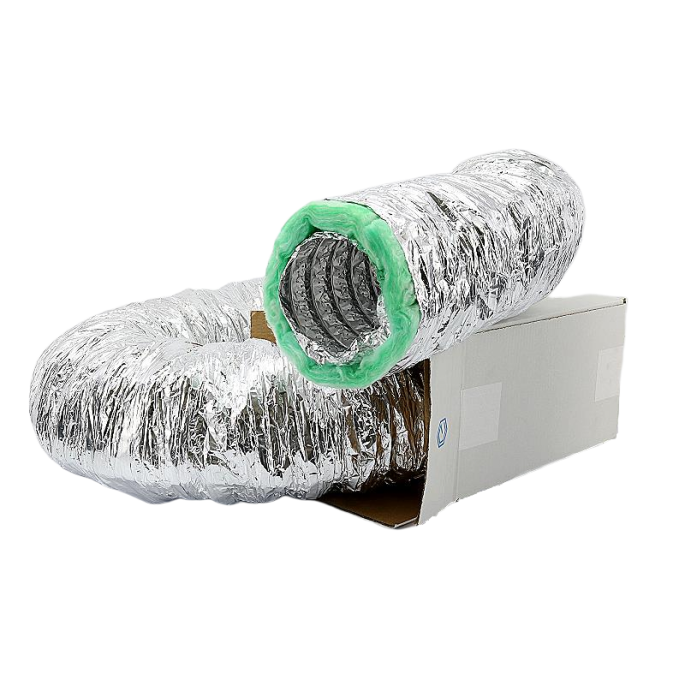 Geïsoleerde flexibele ventilatieslang | diameter 250 mm | aluminium | lengte 10 meter