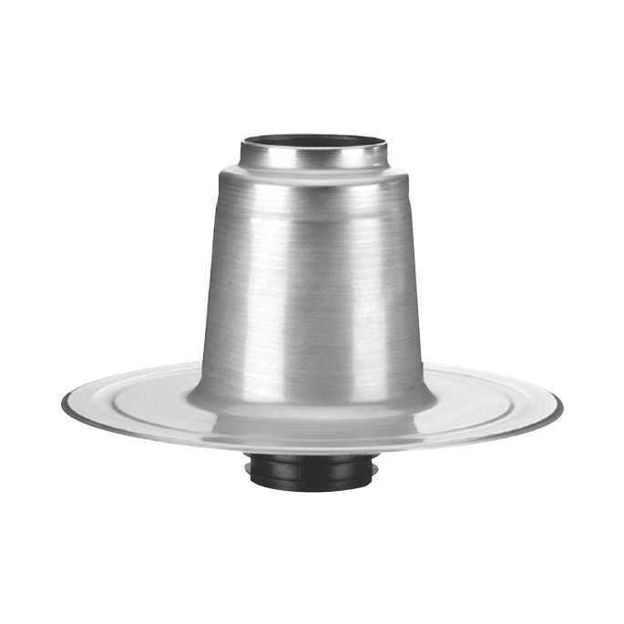 Dubbelwandige plakplaat Ø110/125mm Dubbelwandige plakplaat Ø110/125mm