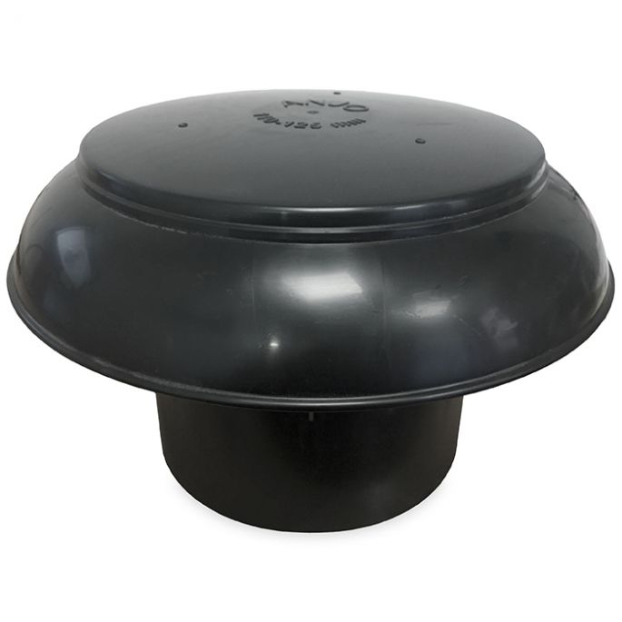 Platdak ontluchting dubbelwandig met kunststof kap Ø 110-125mm Platdak ontluchting dubbelwandig met kunststof kap Ø 110-125mm