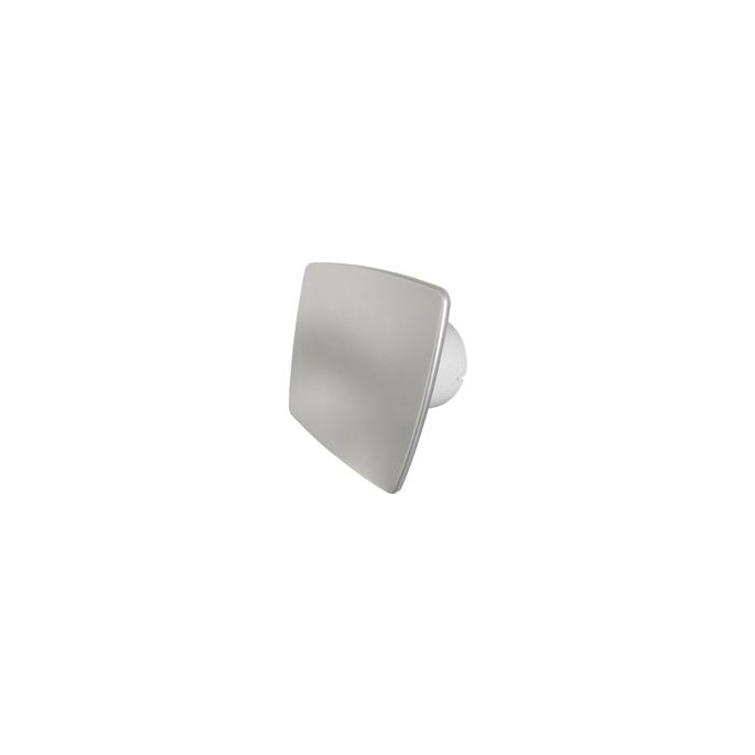 Pro-Design badkamer/toilet ventilator - MET TIMER (KW125T) - Ø125mm - RVS *Bold-Line*