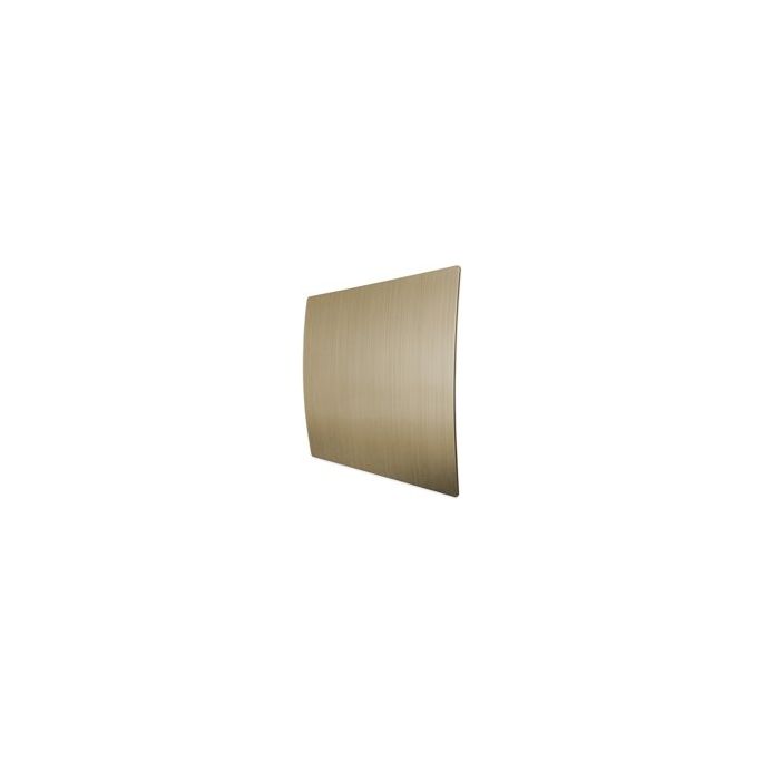 Whisper Pro-Design badkamerventilator - Ø100mm - met nalooptimer - gebogen kunststof - goud