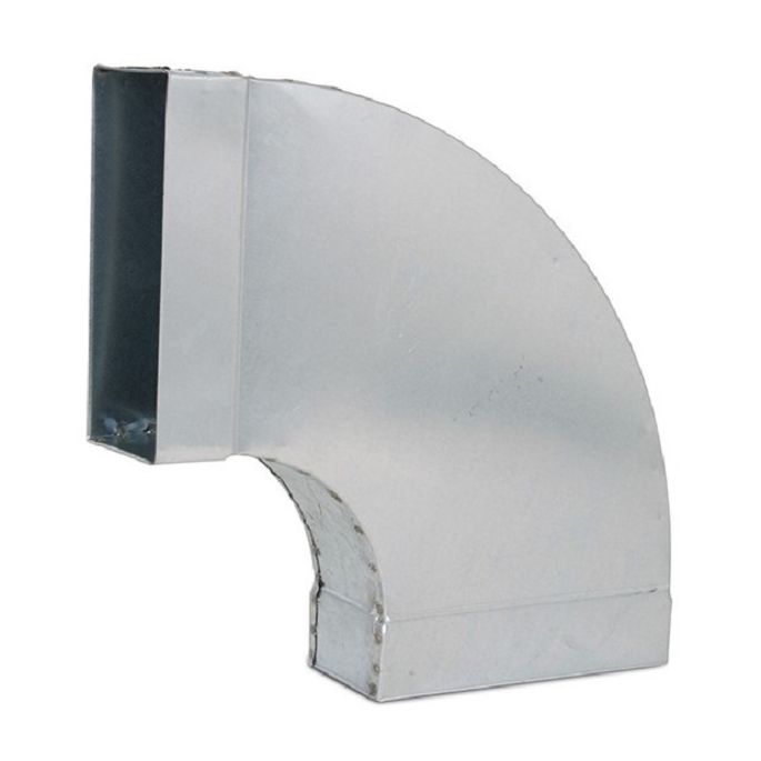 Rechthoekige bocht 90º | 170 x 70 mm | horizontaal