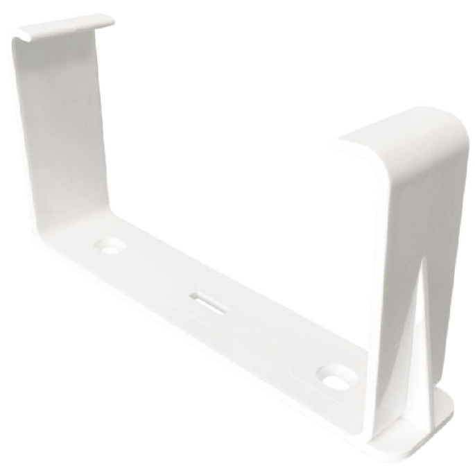 Kunststof bevestigingsbeugel voor kanaal 120 x 60mm Kunststof bevestigingsbeugel voor kanaal 120 x 60mm