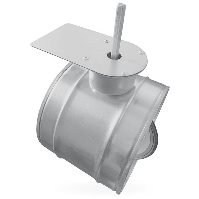 Regelklep motorstoel montage servomotor | diameter 200 mm
