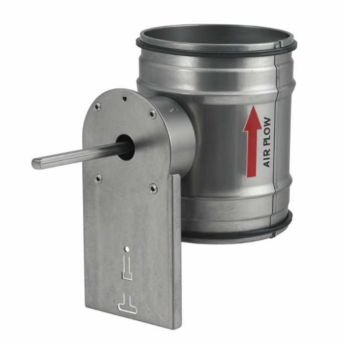 Regelklep motorstoel montage servomotor | diameter 355 mm