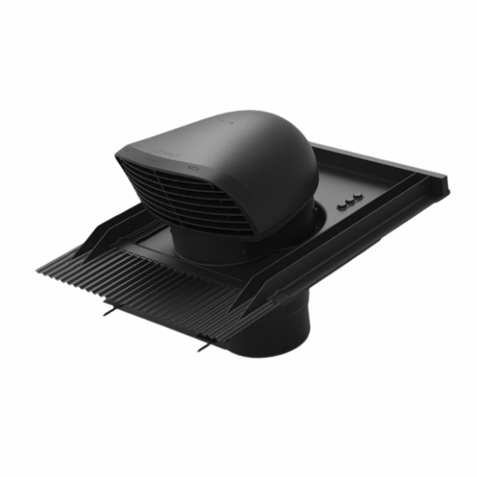 Renson design dakdoorvoer 180/200mm - universeel voor schuin dak - zwart Renson design dakdoorvoer 180/200mm - universeel voor schuin dak - zwart