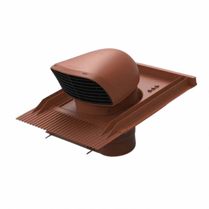 Renson design dakdoorvoer 180/200mm - universeel voor schuin dak - terra