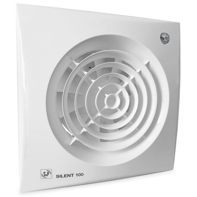 S&P badkamerventilator | SILENT100CDZ | diameter 100 mm | met timer en bewegingssensor S&P badkamerventilator | SILENT100CDZ | diameter 100 mm | met timer en bewegingssensor