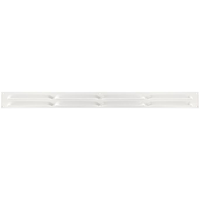 Aluminium schoepenrooster opbouw 500 x 40mm - WIT (1-5004W) Aluminium schoepenrooster opbouw 500 x 40mm - WIT (1-5004W)