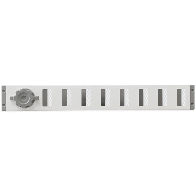 Aluminium afsluitbaar schuifrooster opbouw 500 x 65mm - WIT