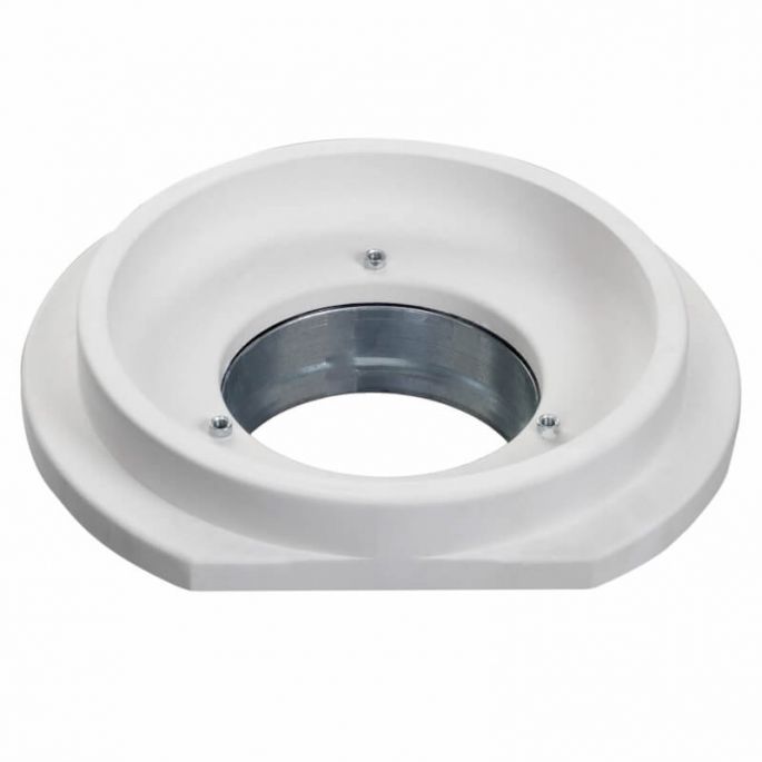 SIDE ROND - Instucbaar frameloos designrooster - Ø100mm - TOEVOER & AFVOER SIDE ROND - Instucbaar frameloos designrooster - Ø100mm - TOEVOER & AFVOER