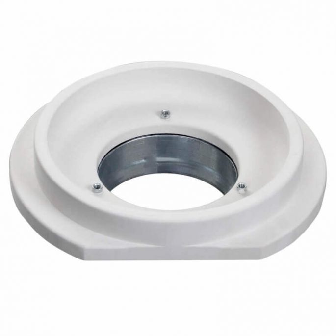 SIDE ROND - Instucbaar frameloos designrooster - Ø160mm - TOEVOER & AFVOER SIDE ROND - Instucbaar frameloos designrooster - Ø160mm - TOEVOER & AFVOER
