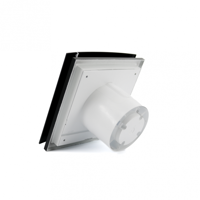 Design badkamerventilator Soler & Palau Silent (100CZ) - Ø 100mm - STANDAARD - Mat zwart