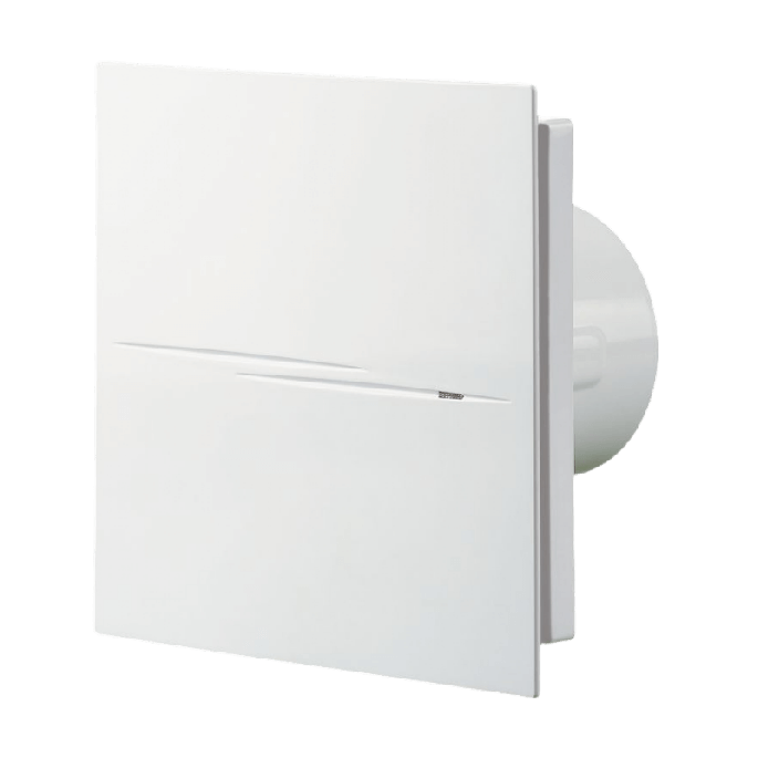 Design badkamerventilator Blauberg Sileo - Ø 100mm - MET TIMER + VOCHTSENSOR