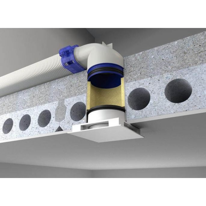 Renson SQair ventiel Deluxe Extractie - Ø125mm (luchtafvoer)