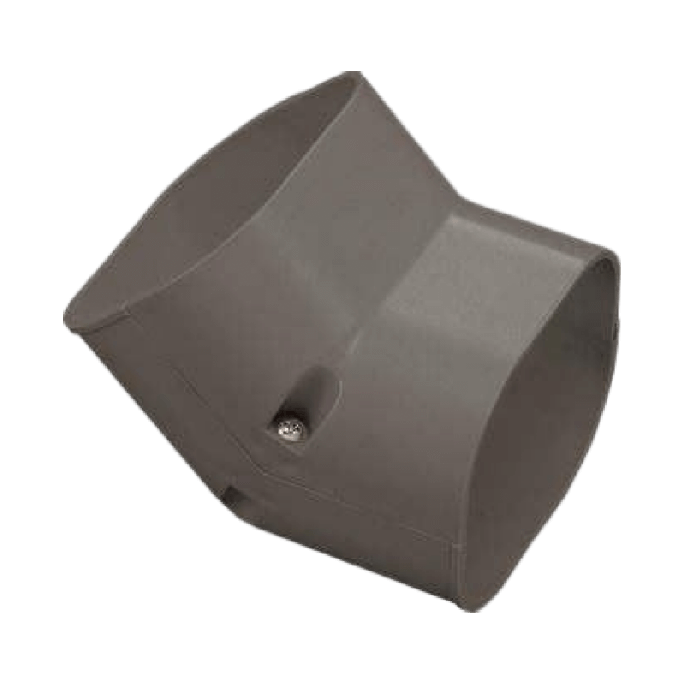 Airco stijgende bocht 45° | bruin Airco stijgende bocht 45° | bruin