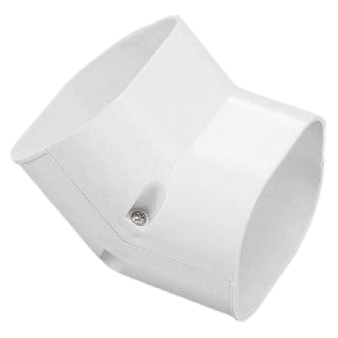 Airco stijgende bocht 45° | wit Airco stijgende bocht 45° | wit