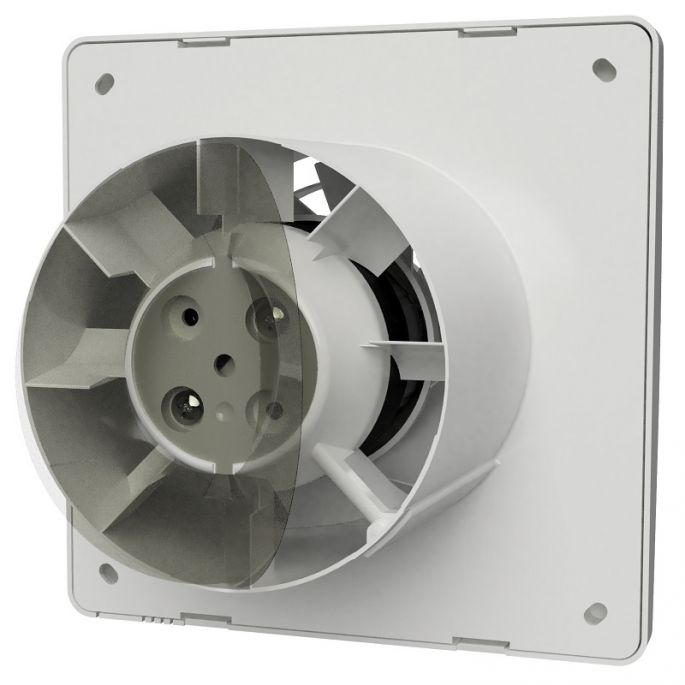 Vent-Axia Supra 100T badkamerventilator - timer - 97 m3/h - Ø100mm