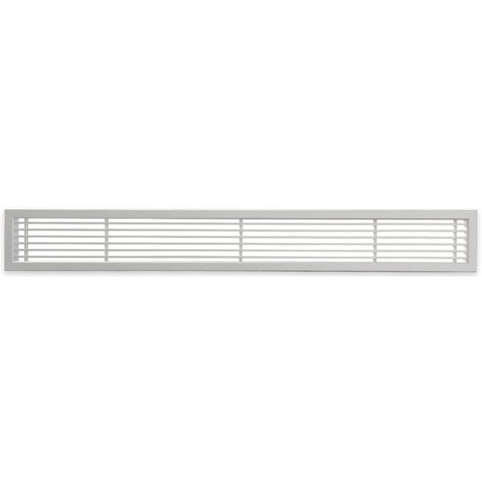 Tabletrooster inbouw voor gatmaat (BxH) 1000 x 100mm - rechte staven - aluminium Tabletrooster inbouw voor gatmaat (BxH) 1000 x 100mm - rechte staven - aluminium