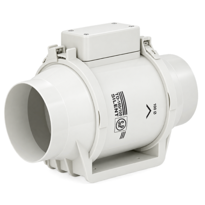 Soler & Palau Buisventilator TD-160/100 N Silent, aansluitdiameter 100mm Soler & Palau Buisventilator TD-160/100 N Silent, aansluitdiameter 100mm