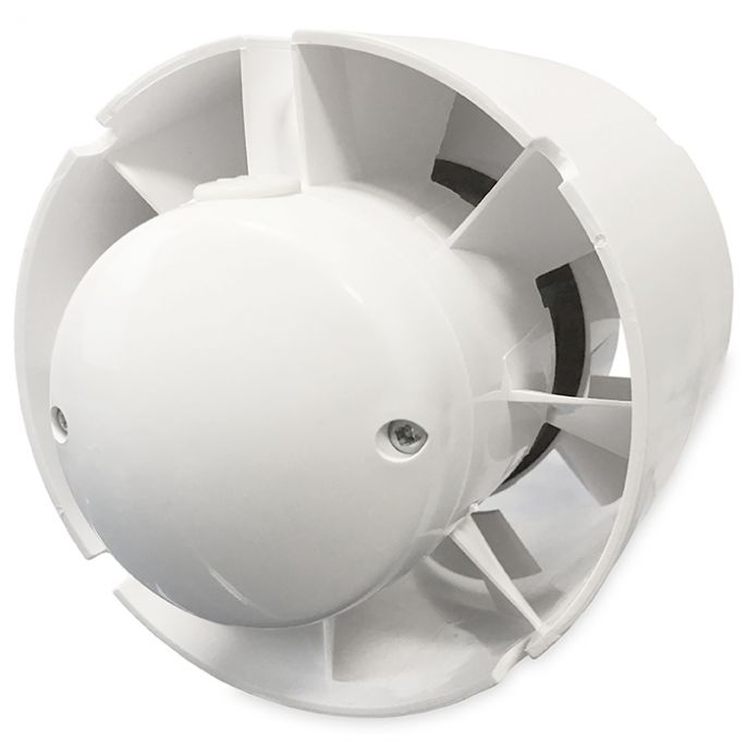 Blauberg TUBO100-T Inschuif-buisventilator - 102 m3/h - voor IN kanaal 100mm - MET TIMER Blauberg TUBO100-T Inschuif-buisventilator - 102 m3/h - voor IN kanaal 100mm - MET TIMER