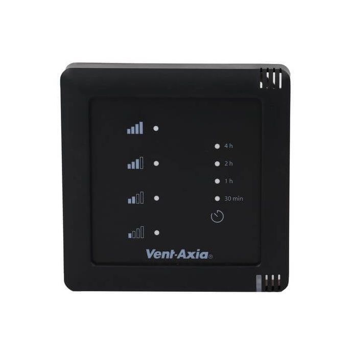 Vent-Axia Multihome SSU-RZ - 4 standenschakelaar - draadloos - 230V - ZWART Vent-Axia Multihome SSU-RZ - 4 standenschakelaar - draadloos - 230V - ZWART