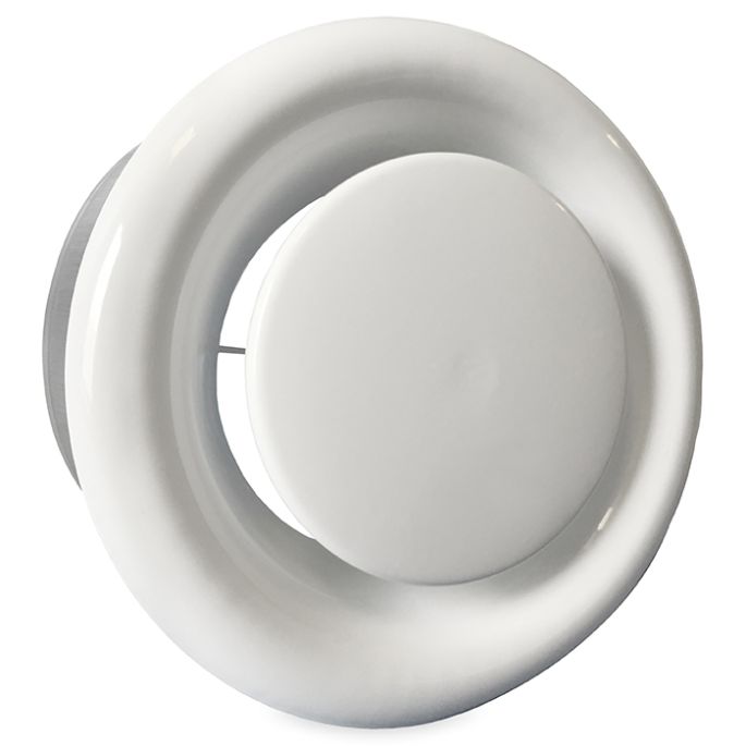 Luchtventiel | afvoer | diameter 160 mm | met bus | wit