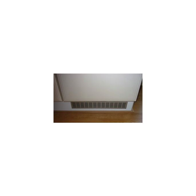 Ventilatiestrip aluminium LxH 800 x 60mm (G61-8006W) - WIT RAL9010