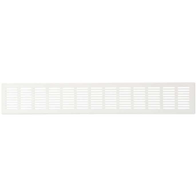 Ventilatiestrip aluminium LxH 500 x 80mm (G61-5008W) - WIT RAL9010