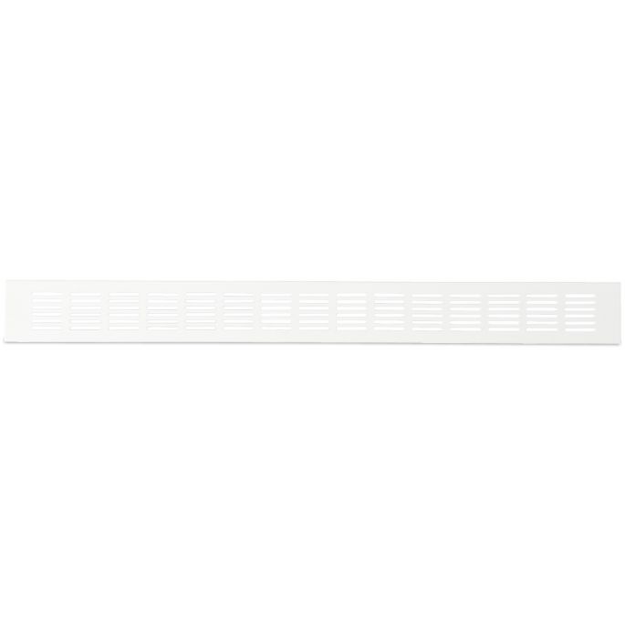 Ventilatiestrip aluminium LxH 600 x 60mm (G61-6006W) - WIT RAL9010