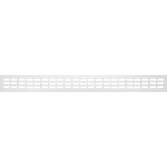 Ventilatiestrip aluminium LxH 800 x 80mm (G61-8008W) - WIT RAL9010