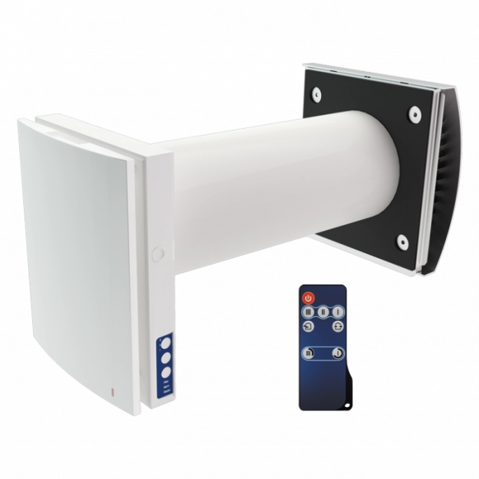 Blauberg VENTO Expert A50-1 WTW unit (WarmteTerugWinning) - drie standen - 50 m3/h -Standaard (250 - 500mm)