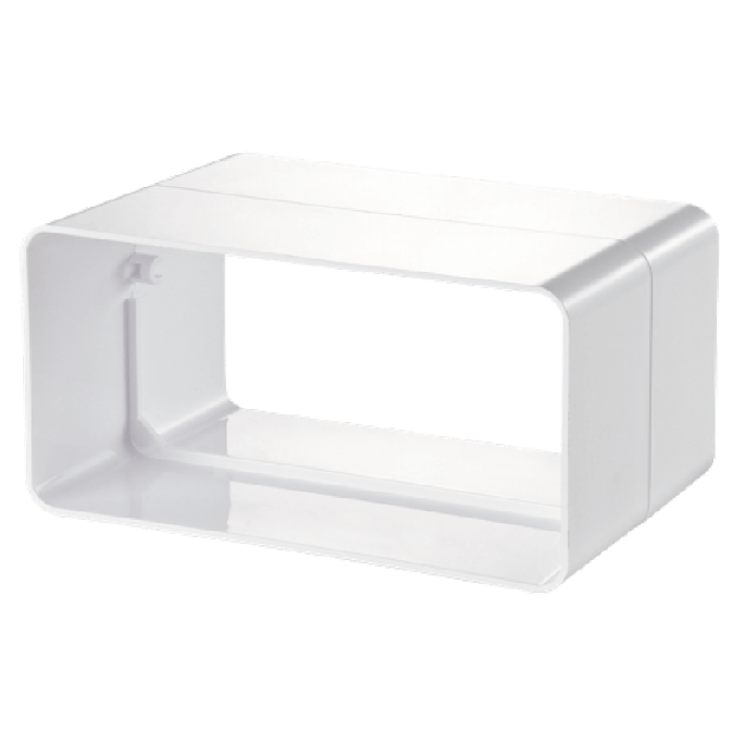 Kunststof verbinding voor kanaal 120 x 60mm