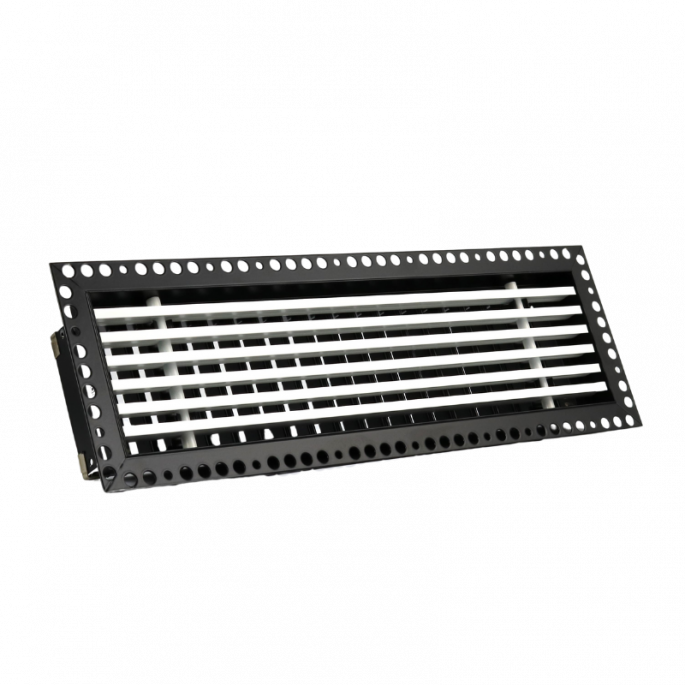 Instucbaar frameloos wandrooster - 300x100mm Instucbaar frameloos wandrooster - 300x100mm