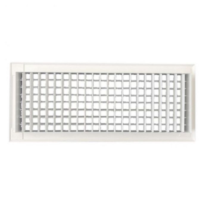 Wandrooster VTA-8110D (INBOUW) staal - 300x100mm – met dubbele instelbare schoepen