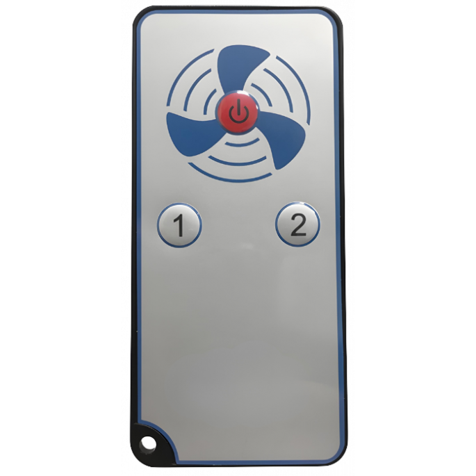 Compacte WTW ventilator HRV125P met warmtewisselaar - 50 & 70 m3/h - incl. afstandbediening