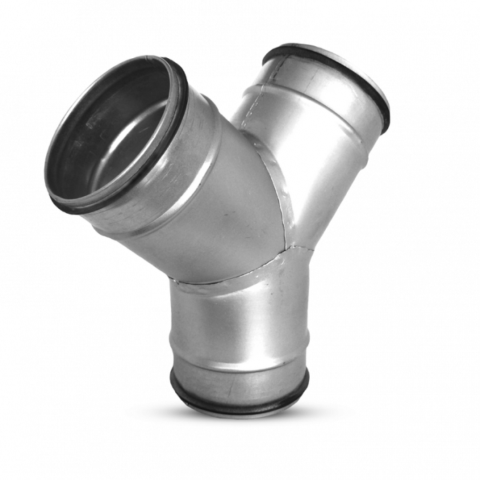 Y-stuk | diameter 125 mm | aftakking 45º diameter 125 mm