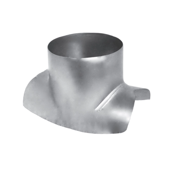 Zadelstuk | diameter 400/450 mm | aftakking 90° diameter 150 mm