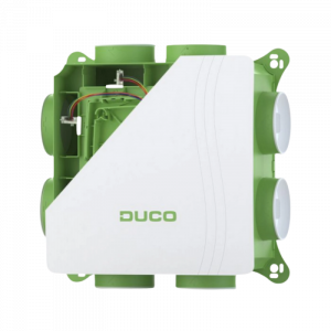 DucoBox Silent 2.0 woonhuisventilator | 400 m3/h | ingebouwde vochtsensor | randaarde stekker