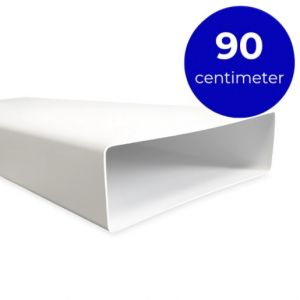 Kunststof rechthoekig kanaal 220 x 90mm (lengte 90cm)