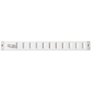 Aluminium afsluitbaar schuifrooster opbouw 300 x 30mm - WIT