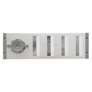 Aluminium afsluitbaar schuifrooster opbouw 300 x 90mm - ALU