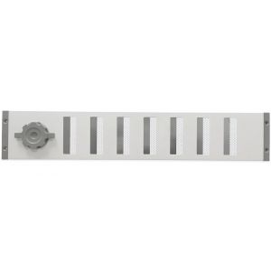 Aluminium afsluitbaar schuifrooster opbouw 500 x 90mm - WIT